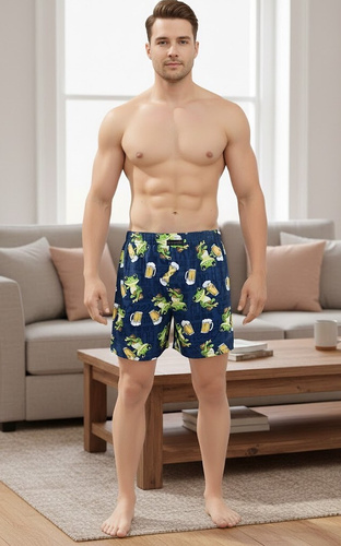 001/183 Frog Pánske boxerky Cornette Classic - 100% bavlna, voľný strih, zapínanie na gombíky, každodenné pohodlie