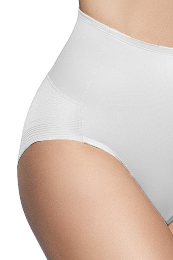 Figi modelujúce Selene Control 901 biele s vysokým pásom, vyhladzujúce