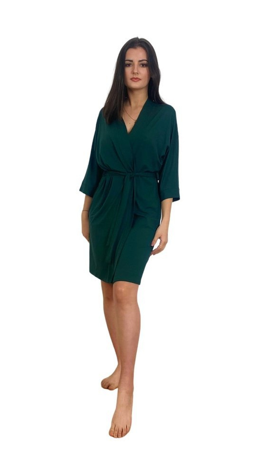 871 Visa Dámsky župan Forex - fľaškovo zelený