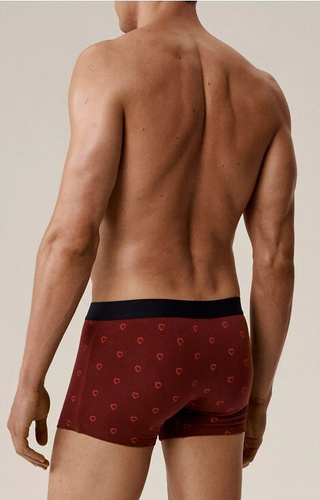 2GMH-029 Pánske boxerky Atlantic - bavlna s elastanom, srdiečka, 2-pack