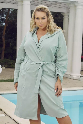 Karina Dámsky župan Italian Fashion - mätový