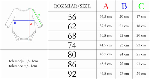 216097 Lala - Detské body Nicol, bavlna, dlhý rukáv