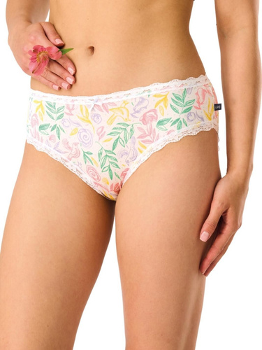 Dámske nohavičky midi LPC 576 B26 Key – viskóza s čipkou, 2 ks Key